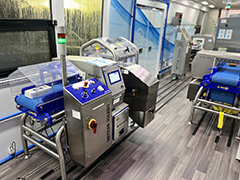 Interior of METTLER TOLEDO demo bus